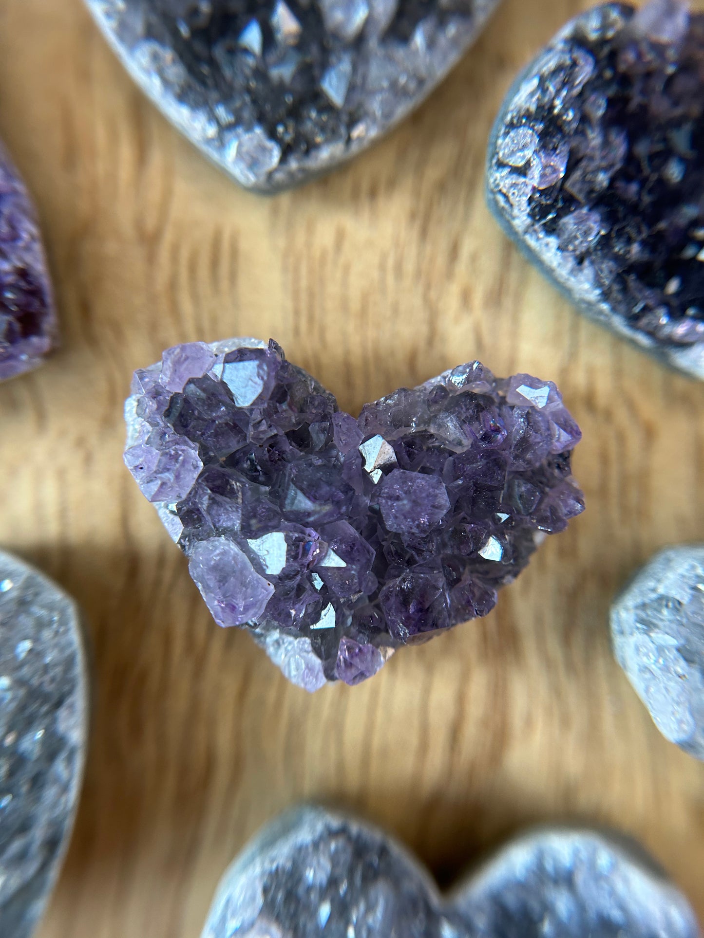 Amethyst-Herzen