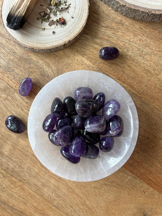 Amethyst Trommelstein