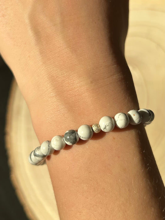Magnesit Armband