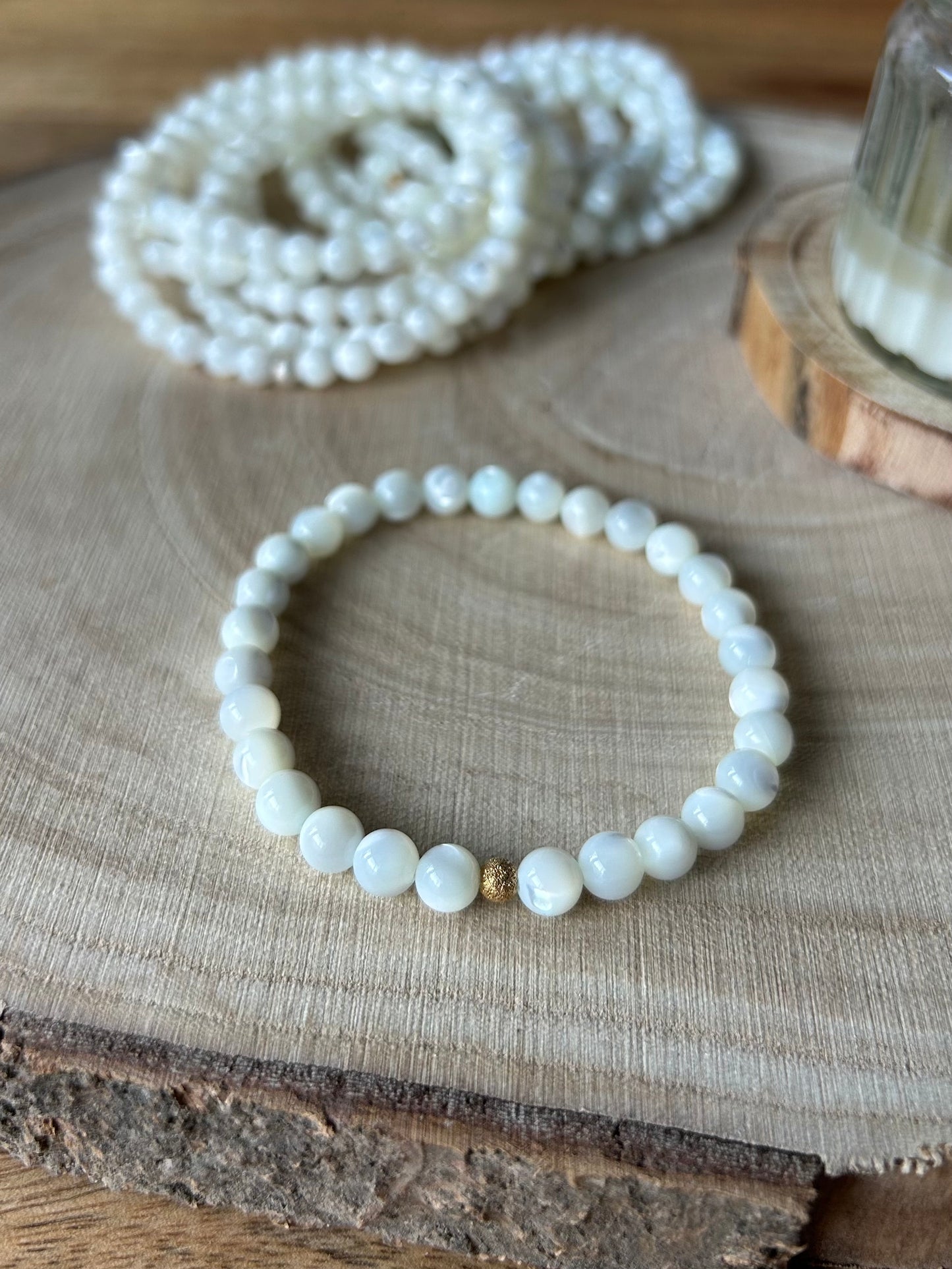 Perlmutt Armband