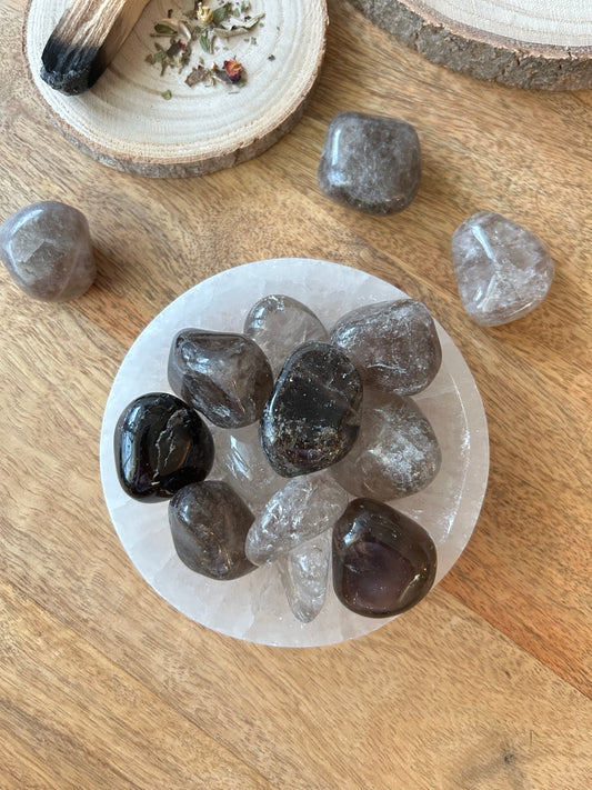 Rauchquarz Trommelstein