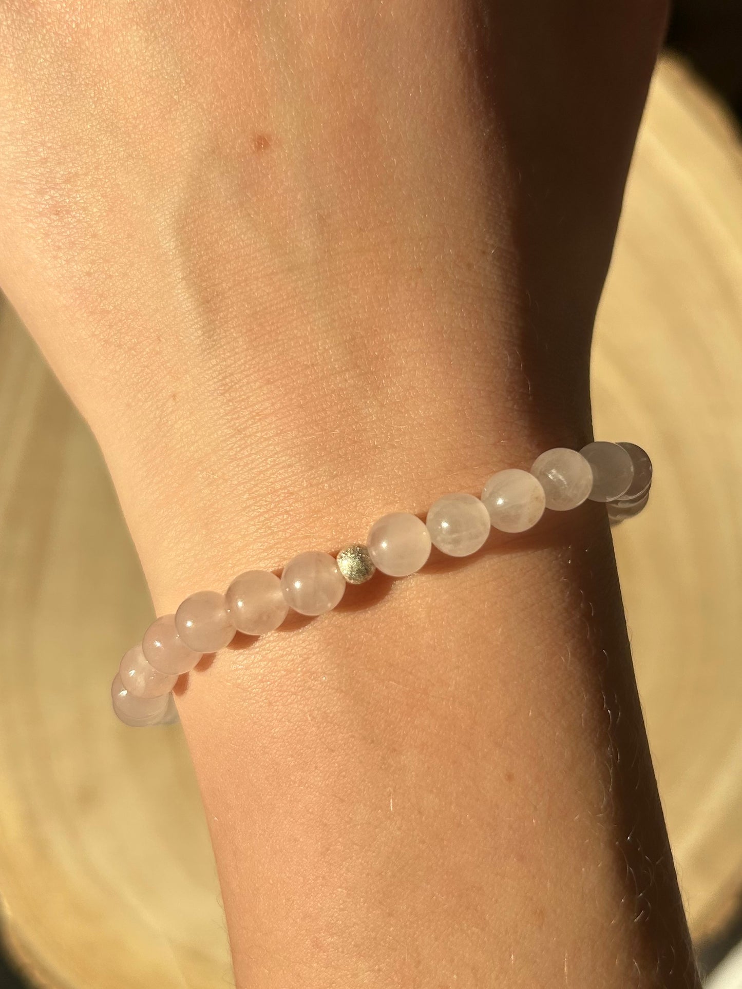 Rosenquarz Armband