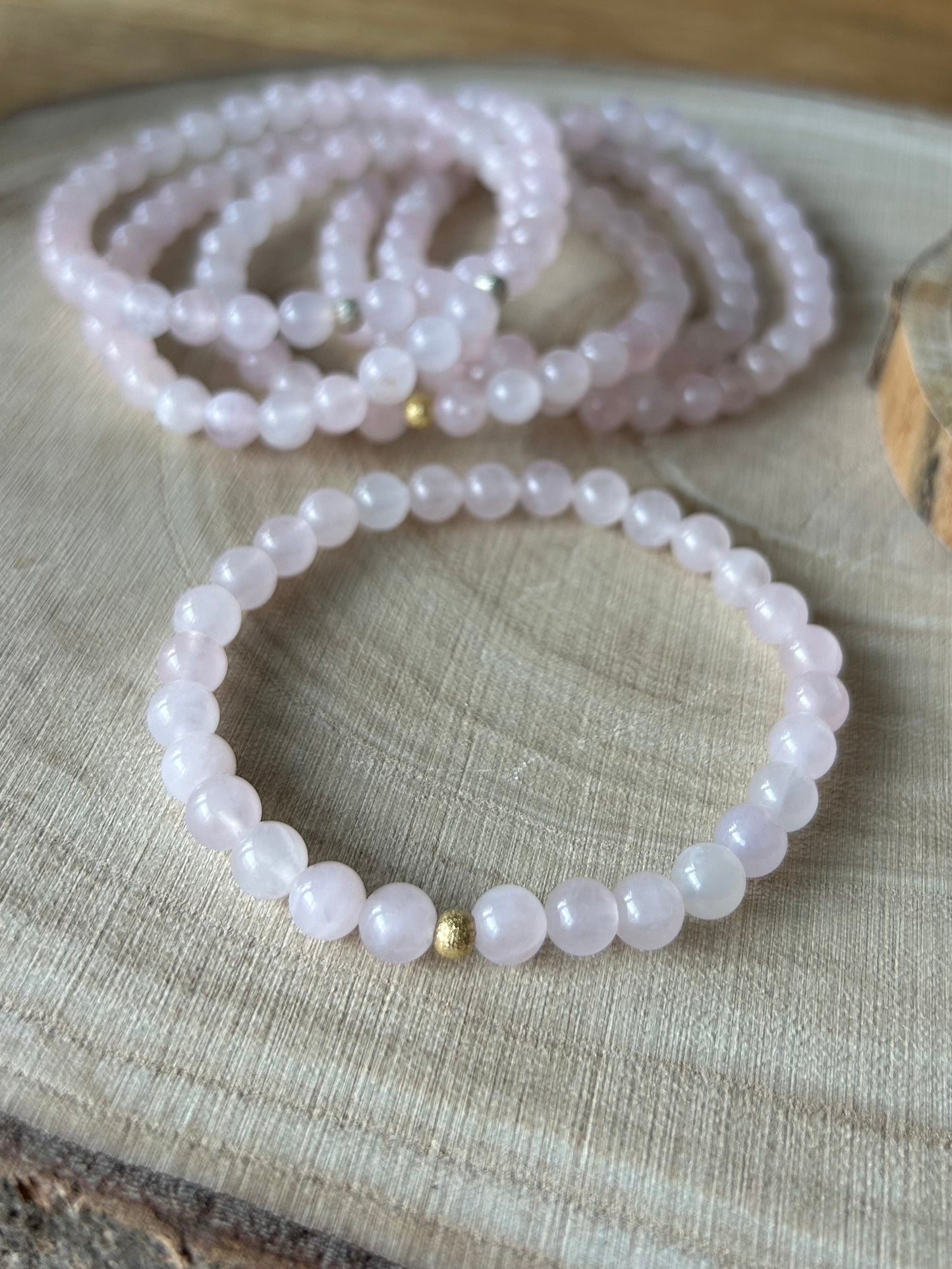 Rosenquarz Armband