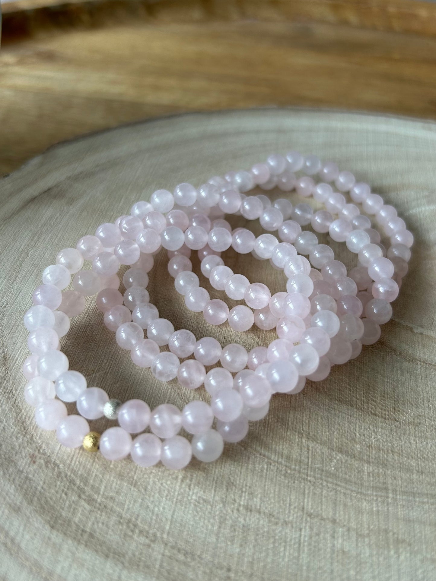 Rosenquarz Armband
