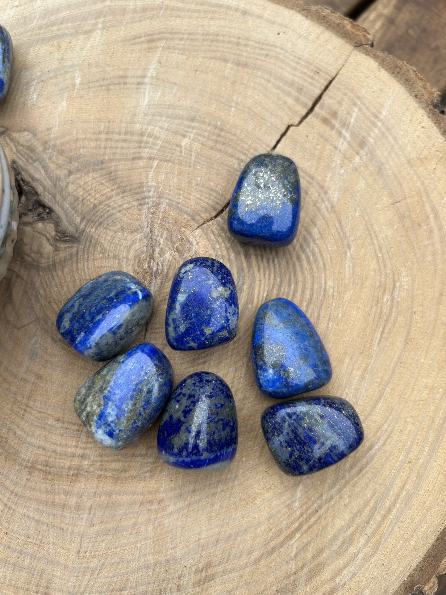 Lapislazuli Trommelstein