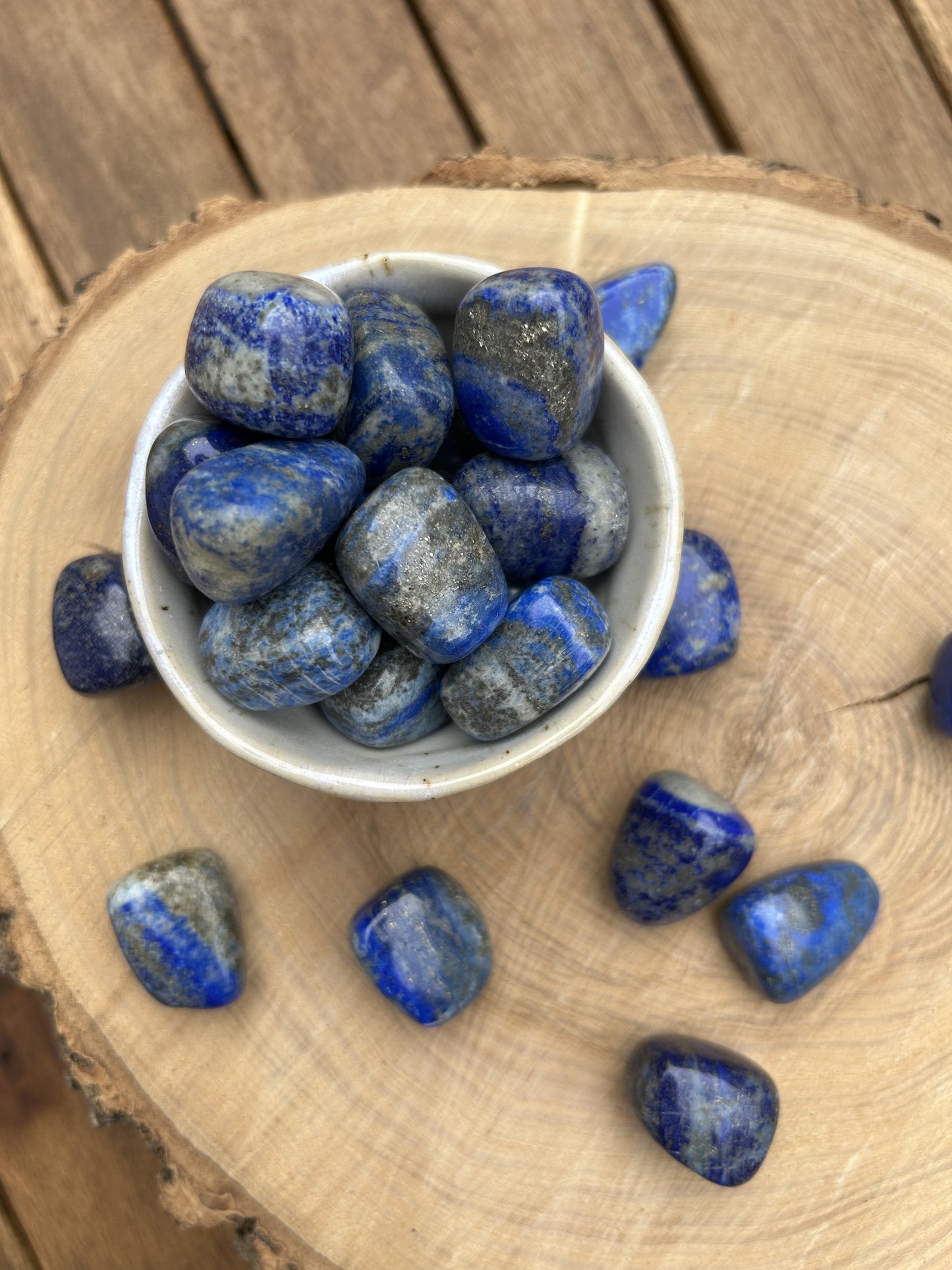 Lapislazuli Trommelstein