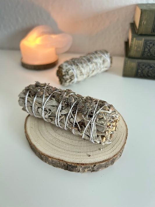 Weißer Salbei & Lavendel Räucherbündel