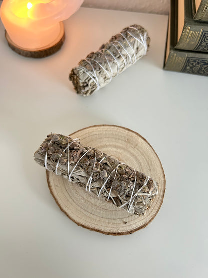 Weißer Salbei & Lavendel Räucherbündel