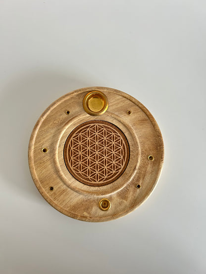 Räucherhalter Blume des Lebens