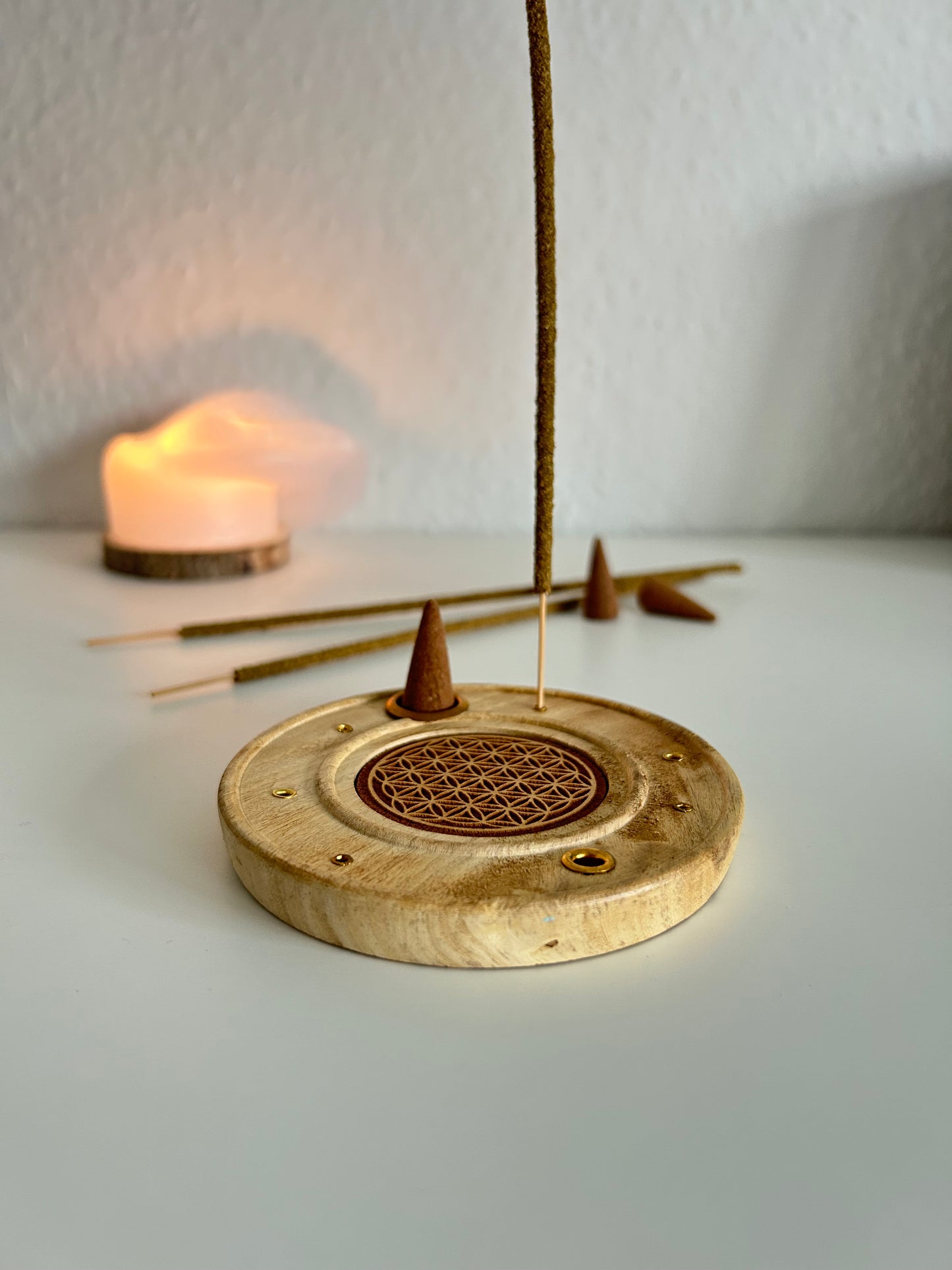 Räucherhalter Blume des Lebens