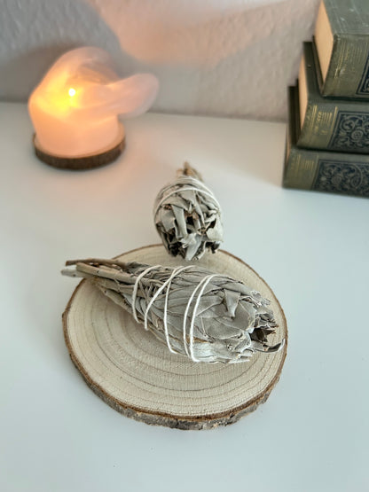 Weißer Salbei Räucherfackel