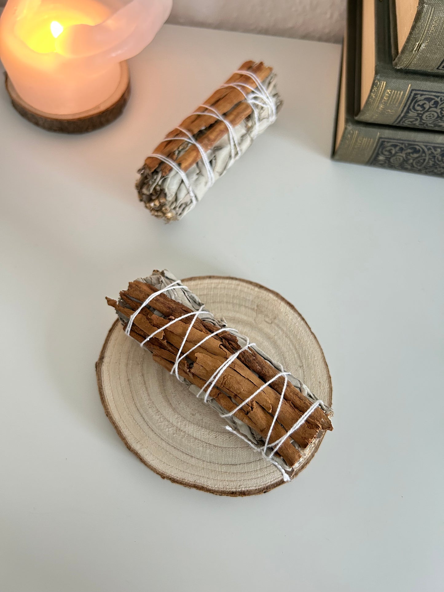 Weißer Salbei & Zimt Räucherbündel